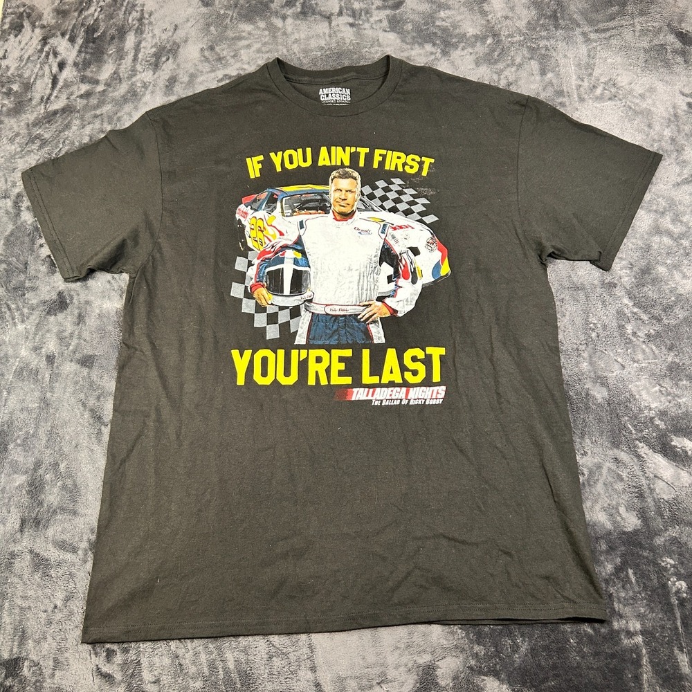 American Classics T Shirt Men's XL Talladega Nights The Ballad‎ Of Ricky Bobby